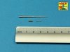 Aber 35L-180 25mm M242 Bushmaster early chain gun barrel & 7,62mm M240 machine gun barrel used on early M2/M3 Bradley or LAV-25 1/35